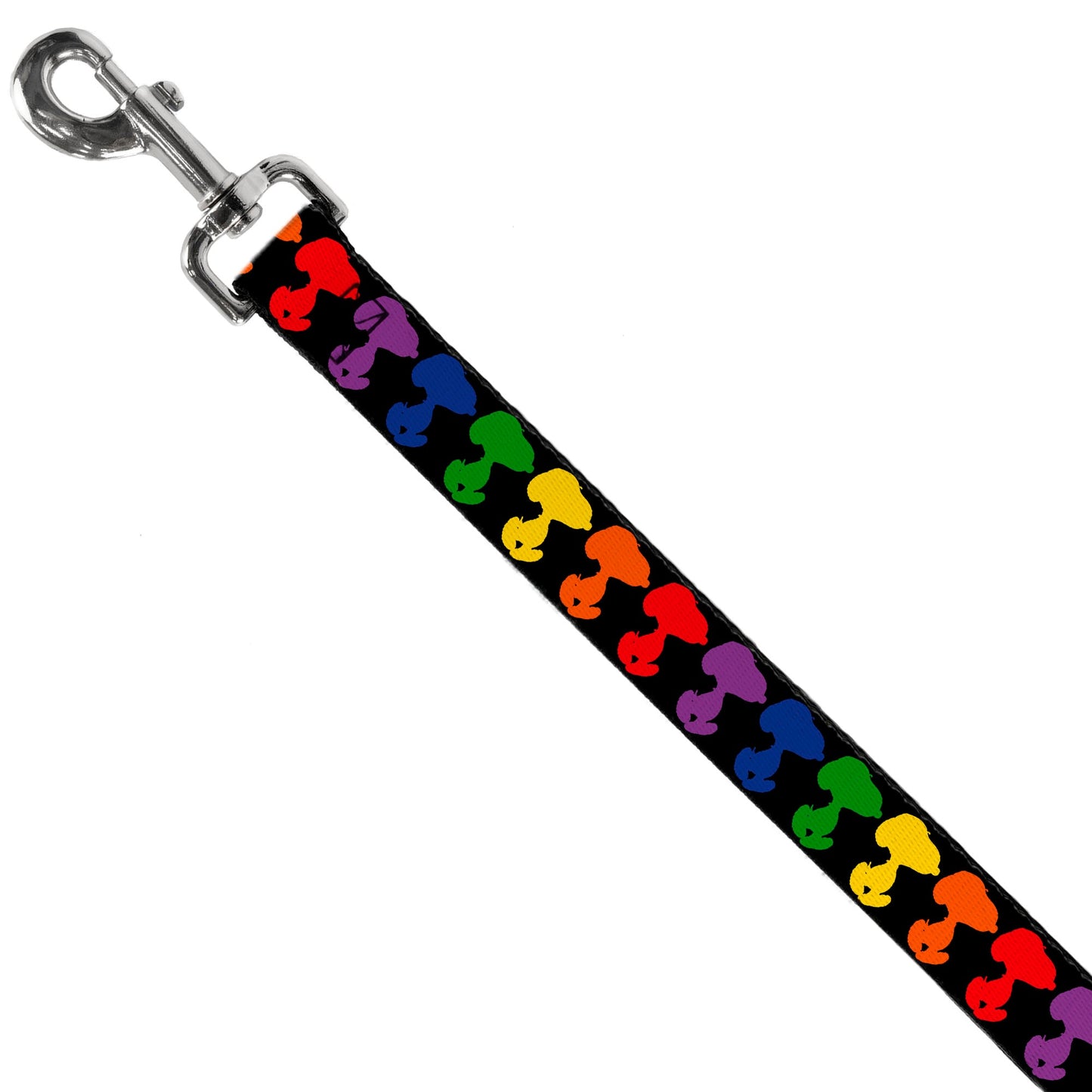 Snoopy Dog Leash: Rainbow Silhouette