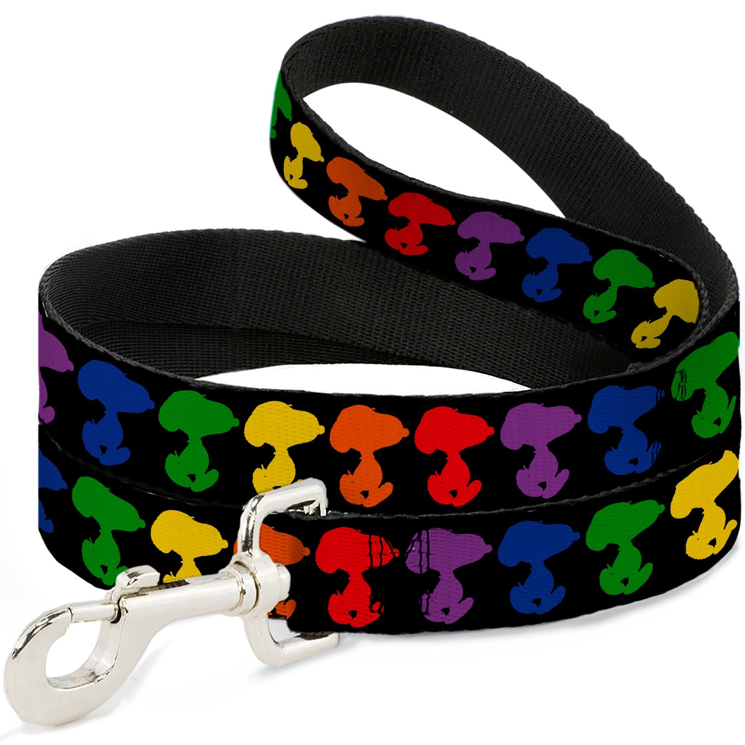 Snoopy Dog Leash: Rainbow Silhouette