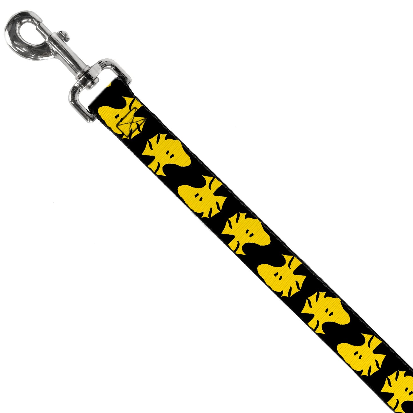 Woodstock Face Flip Dog Leash - Black/Yellow