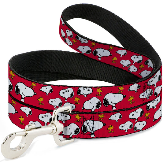 Peanuts Snoopy and Woodstock Red Dog Leash-0