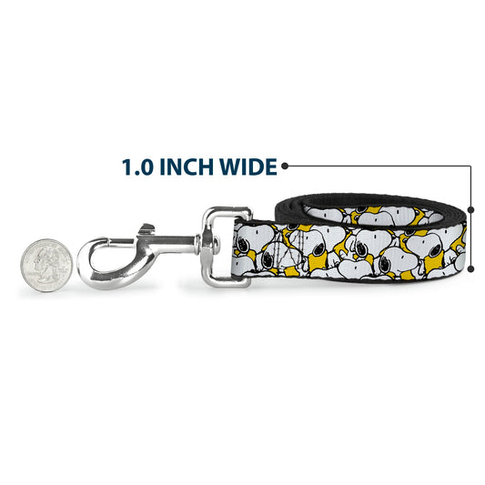 Snoopy Stacked Pose Yellow Dog Leash-4