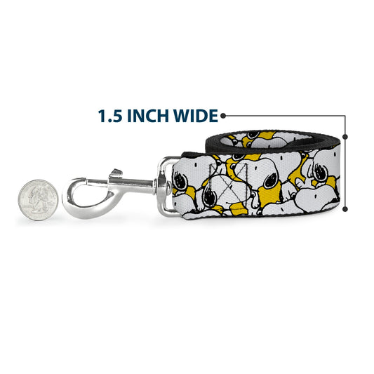 Snoopy Stacked Pose Yellow Dog Leash-5