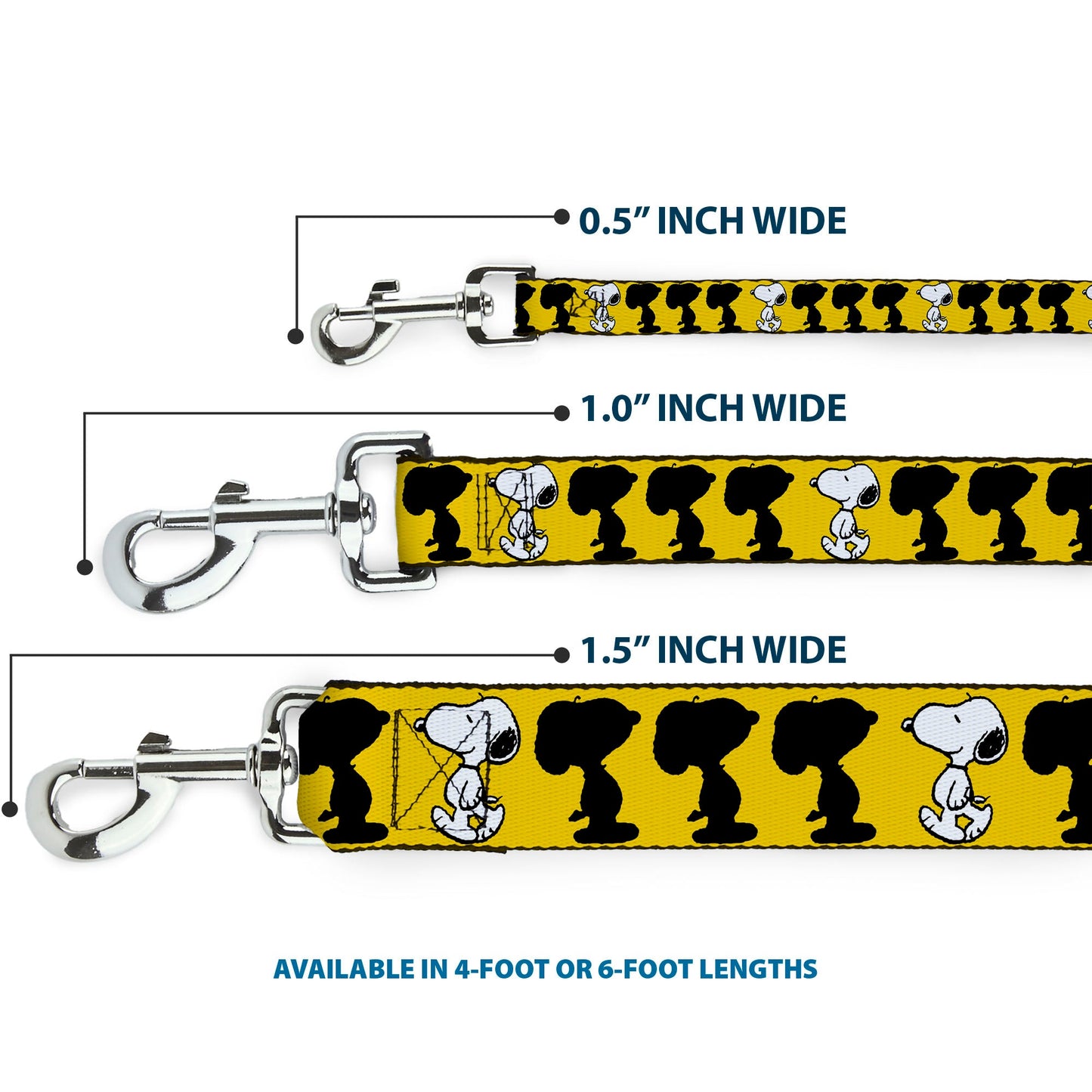 Snoopy Silhouette Dog Leash