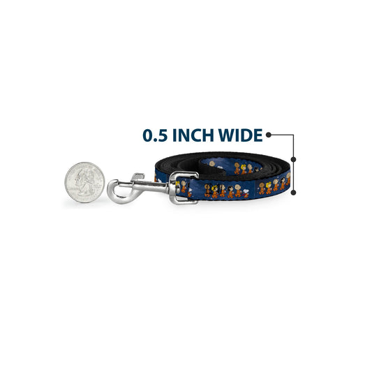 Peanuts Astronauts Dog Leash - Space Walk Blues-3