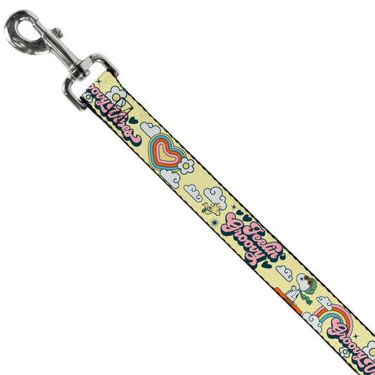 Peanuts Snoopy Flying Ace & Woodstock Yellow Dog Leash-1