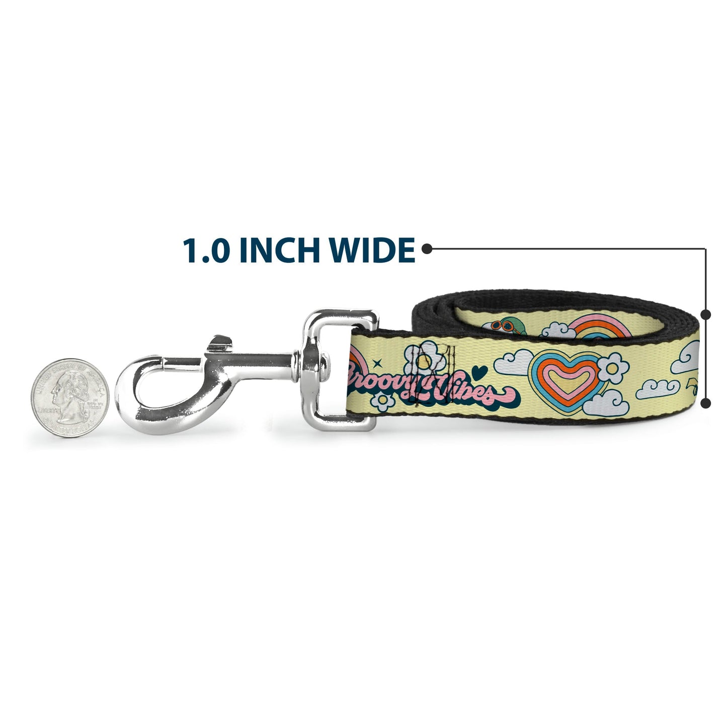 Peanuts Snoopy Flying Ace & Woodstock Yellow Dog Leash