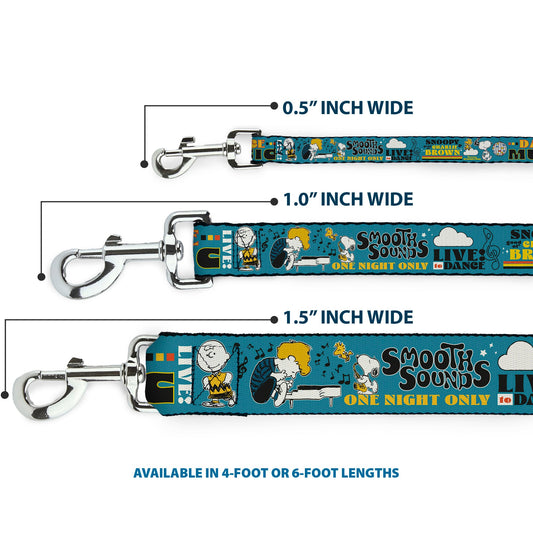 Peanuts Dog Leash - Dance Music Poses & Quotes-2