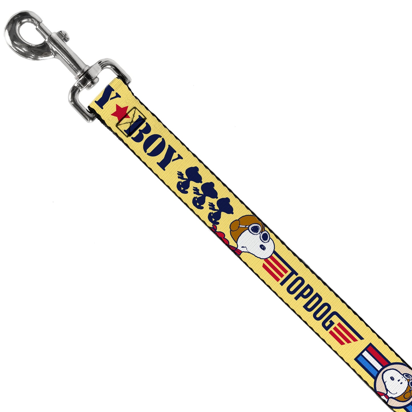 Snoopy Dog Leash - Flying Ace Yellow/Blue/Red | The Peanuts Store