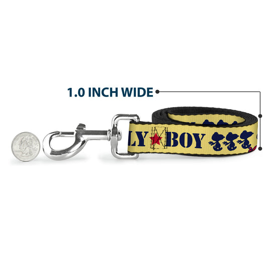 Snoopy Dog Leash - Flying Ace Yellow/Blue/Red | The Peanuts Store-4