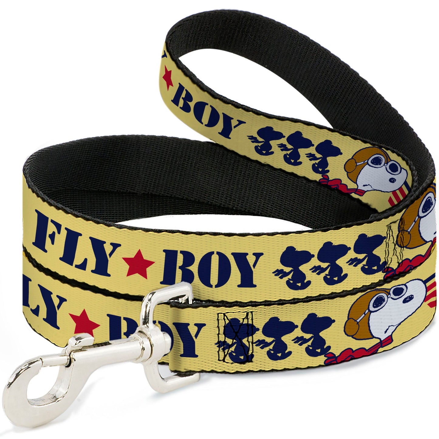 Snoopy Dog Leash - Flying Ace Yellow/Blue/Red | The Peanuts Store