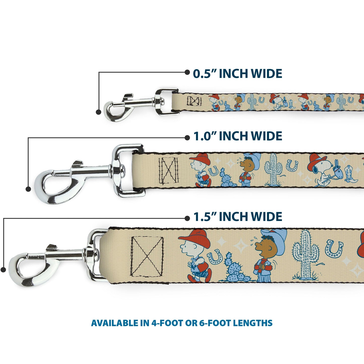 Peanuts Snoopy Dog Leash - Desert Cowboy