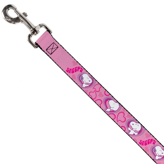 Snoopy Dog Leash - Valentine Hearts Design | The Peanuts Store-1