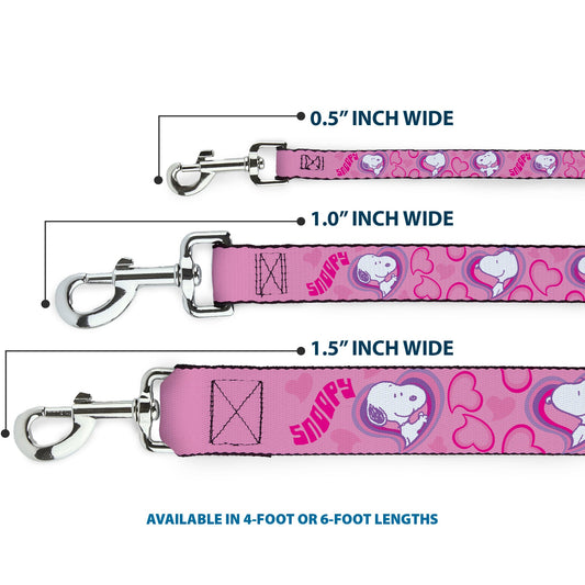 Snoopy Dog Leash - Valentine Hearts Design | The Peanuts Store-2