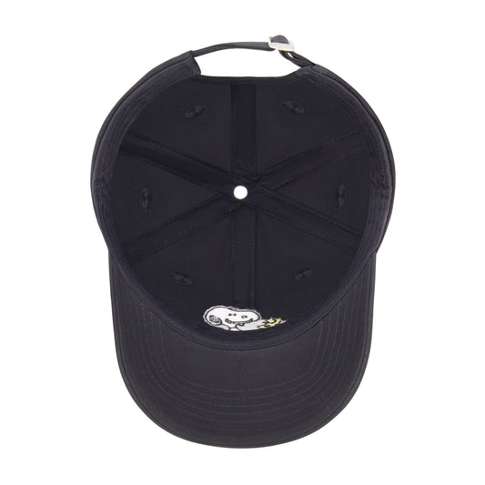 Peanuts Snoppy & Woodstock Dad Cap,Black-4