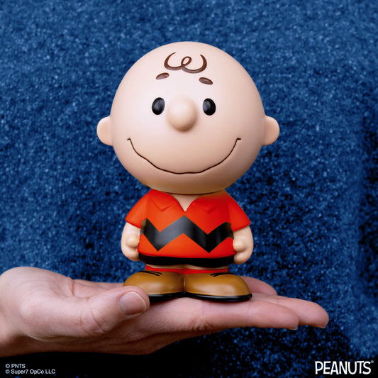 Peanuts Charlie Brown Red Shirt FUN! FUN! Vinyl Figure front view-1