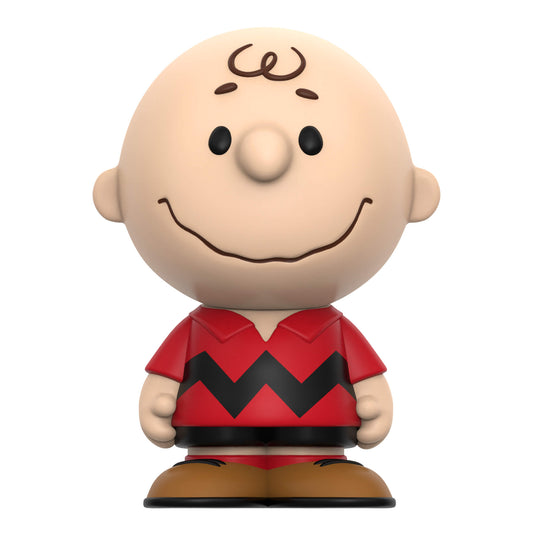 Peanuts Charlie Brown Red Shirt FUN! FUN! Vinyl Figure front view-2