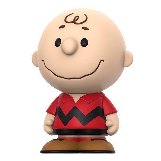 Peanuts Charlie Brown Red Shirt FUN! FUN! Vinyl Figure front view-3