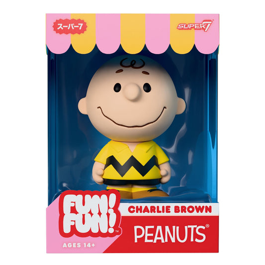 Charlie Brown figure in signature yellow zig-zag shirt from Peanuts FUN! FUN! Wave 01.-5