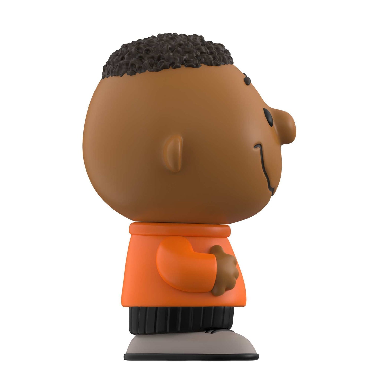 Franklin figure posed on a display shelf