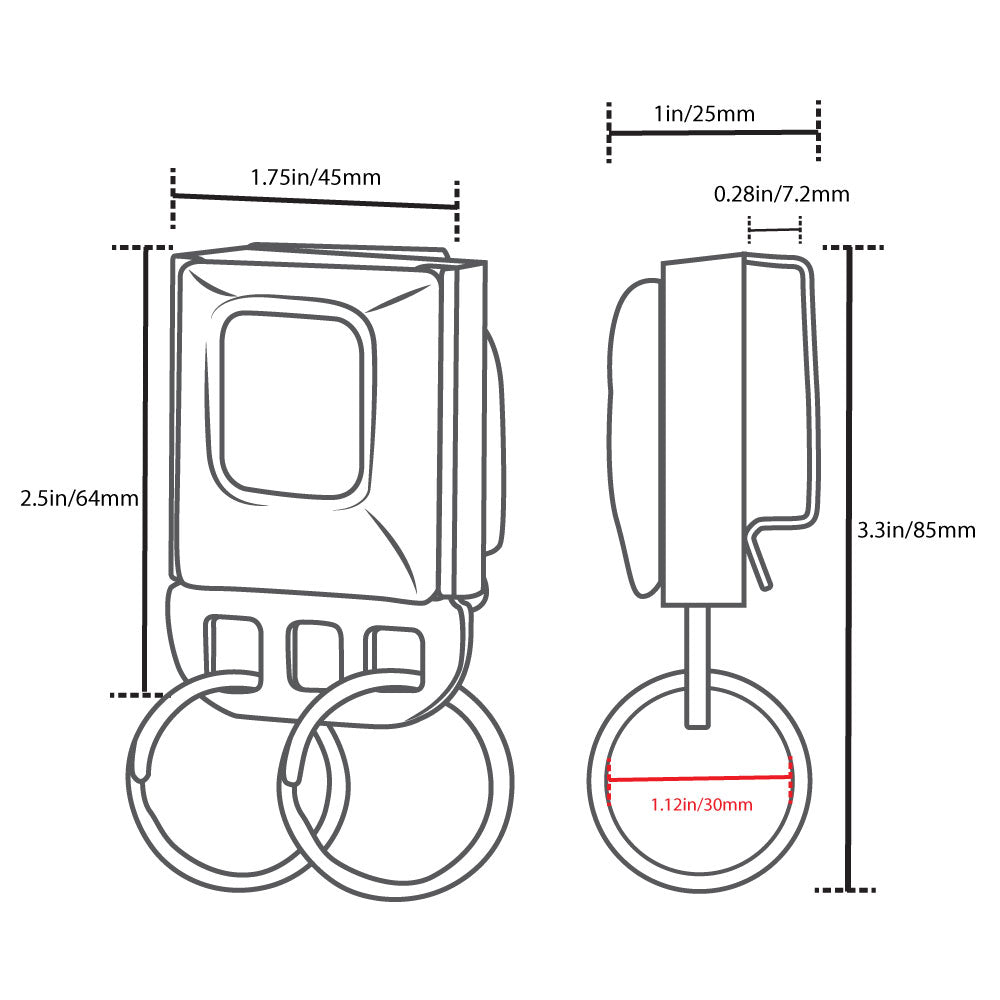 Peanuts Charlie Brown Seatbelt Buckle Keychain