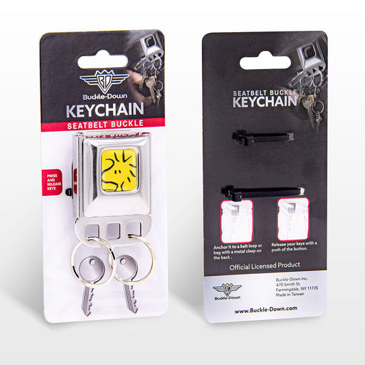 Woodstock Keychain - SeatBelt Buckle Clasp | The Peanuts Store-4