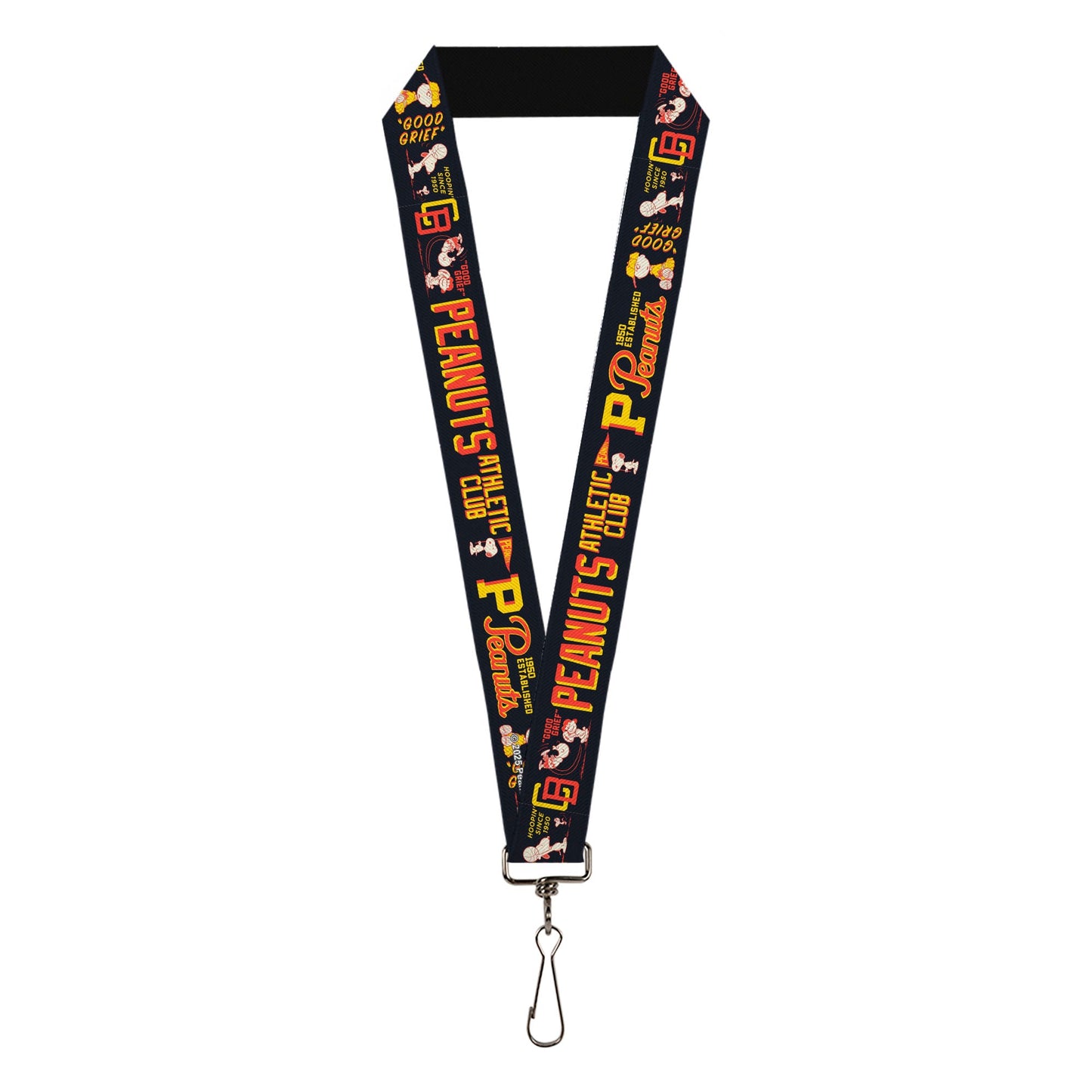 Peanuts Athletic Club Lanyard - Varsity Poses & Quotes