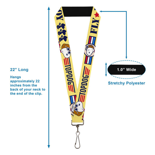 Peanuts Snoopy Flying Ace Lanyard-2
