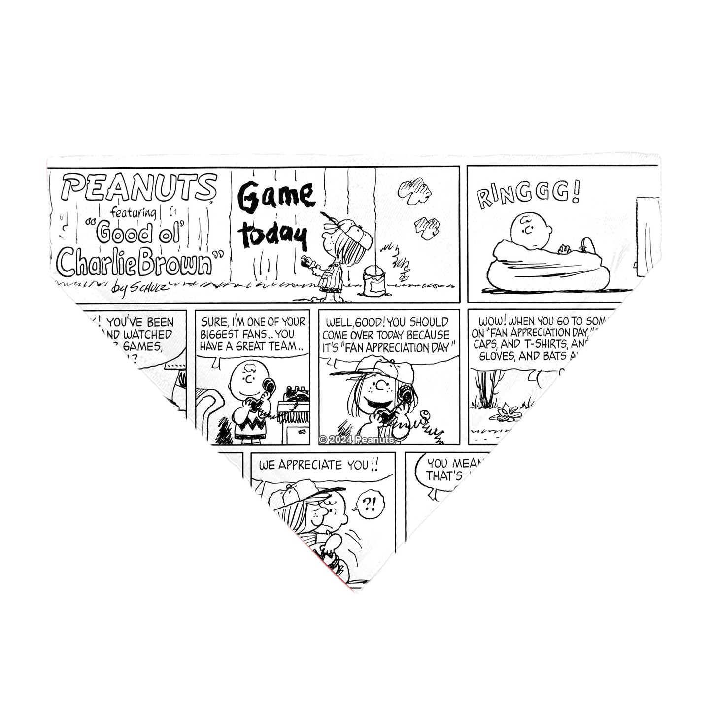 Charlie Brown Comic Pet Bandana