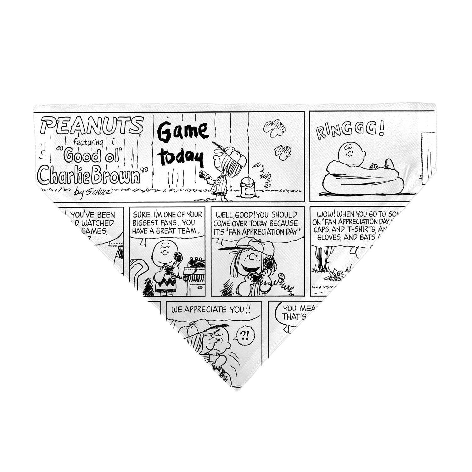 Charlie Brown Comic Pet Bandana