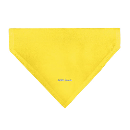 Woodstock Pose Yellow Pet Bandana-1