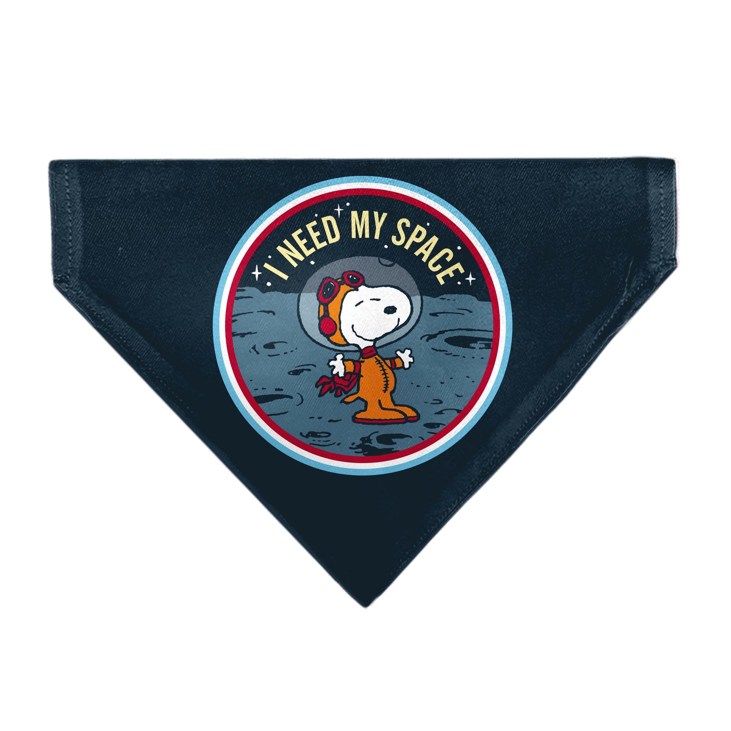 Pet Bandana: Snoopy Astronaut 'I Need My Space' from The Peanuts Store.