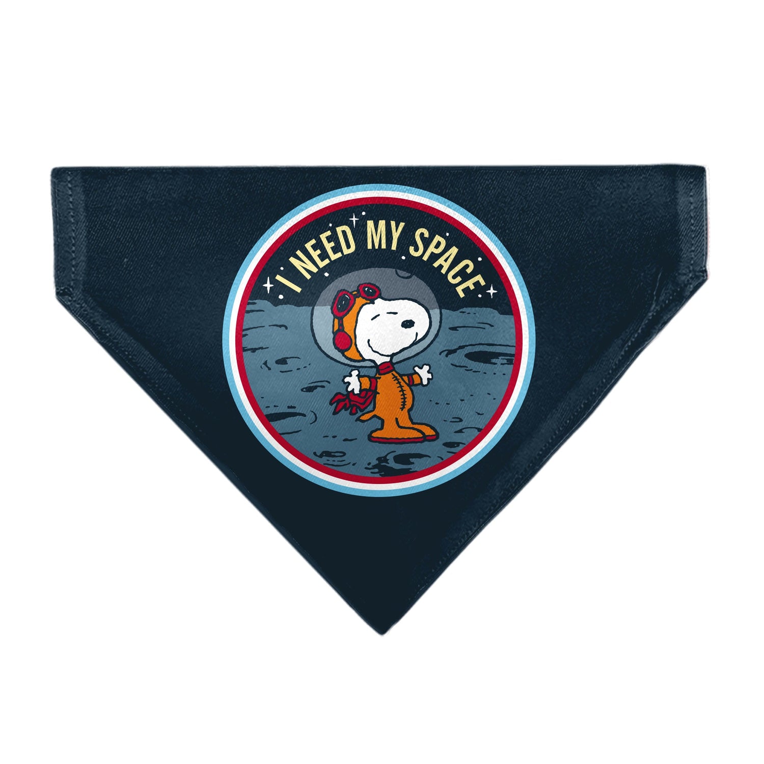 Pet Bandana: Snoopy Astronaut 'I Need My Space' from The Peanuts Store.