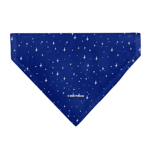Peanuts Pet Bandana: Linus Astronaut Space Blue-1