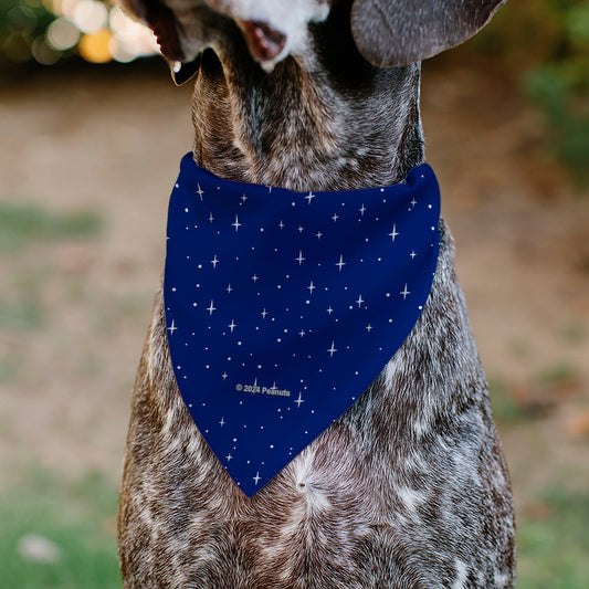 Peanuts Pet Bandana: Linus Astronaut Space Blue-4