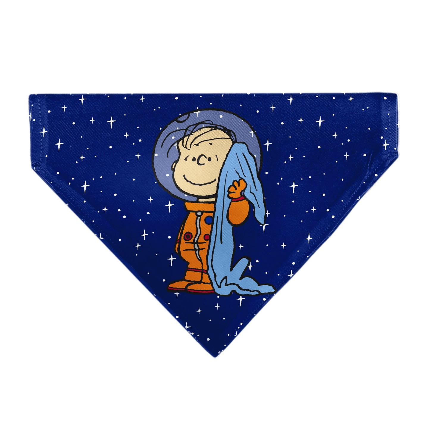 Peanuts Pet Bandana: Linus Astronaut Space Blue