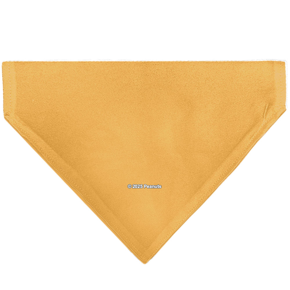 Pet Bandana - Peanuts Marcie Smiling Face Pose Yellow