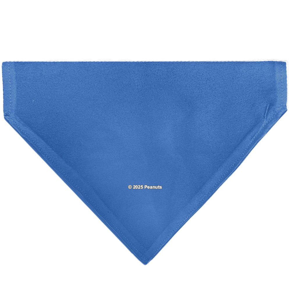 Lucy van Pelt Smiling Pet Bandana, Blue