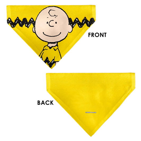 Pet Bandana - Peanuts Charlie Brown Smiling Face-2