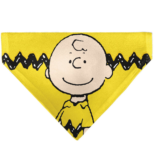 Pet Bandana - Peanuts Charlie Brown Smiling Face-0