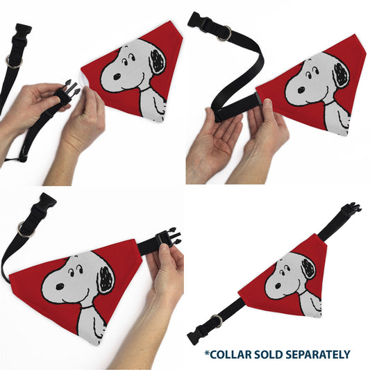 Snoopy Red Pet Bandana for Dogs from The Peanuts Store-5
