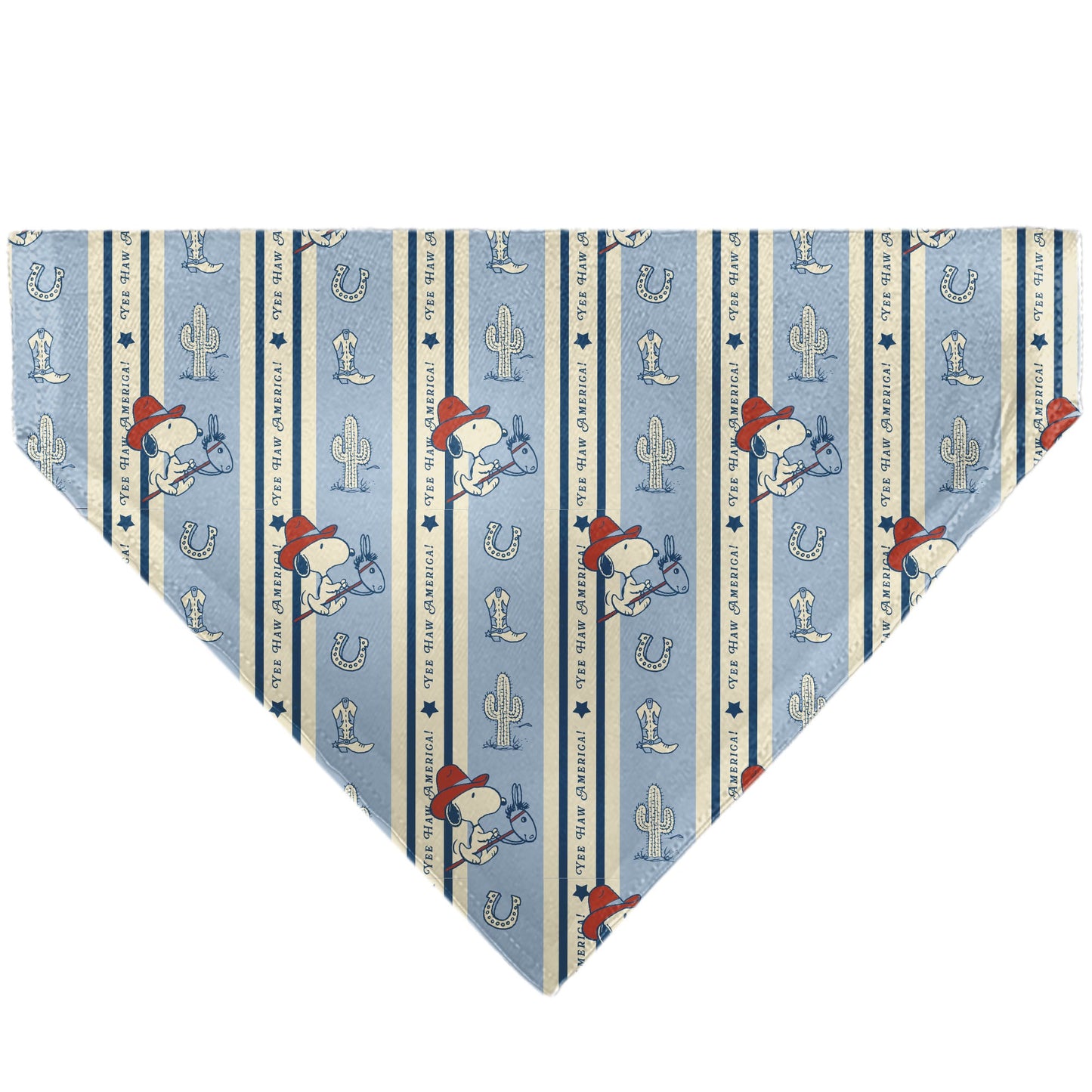 Snoopy YEE HAW AMERICA Pet Bandana for 1-inch Collars | The Peanuts Store