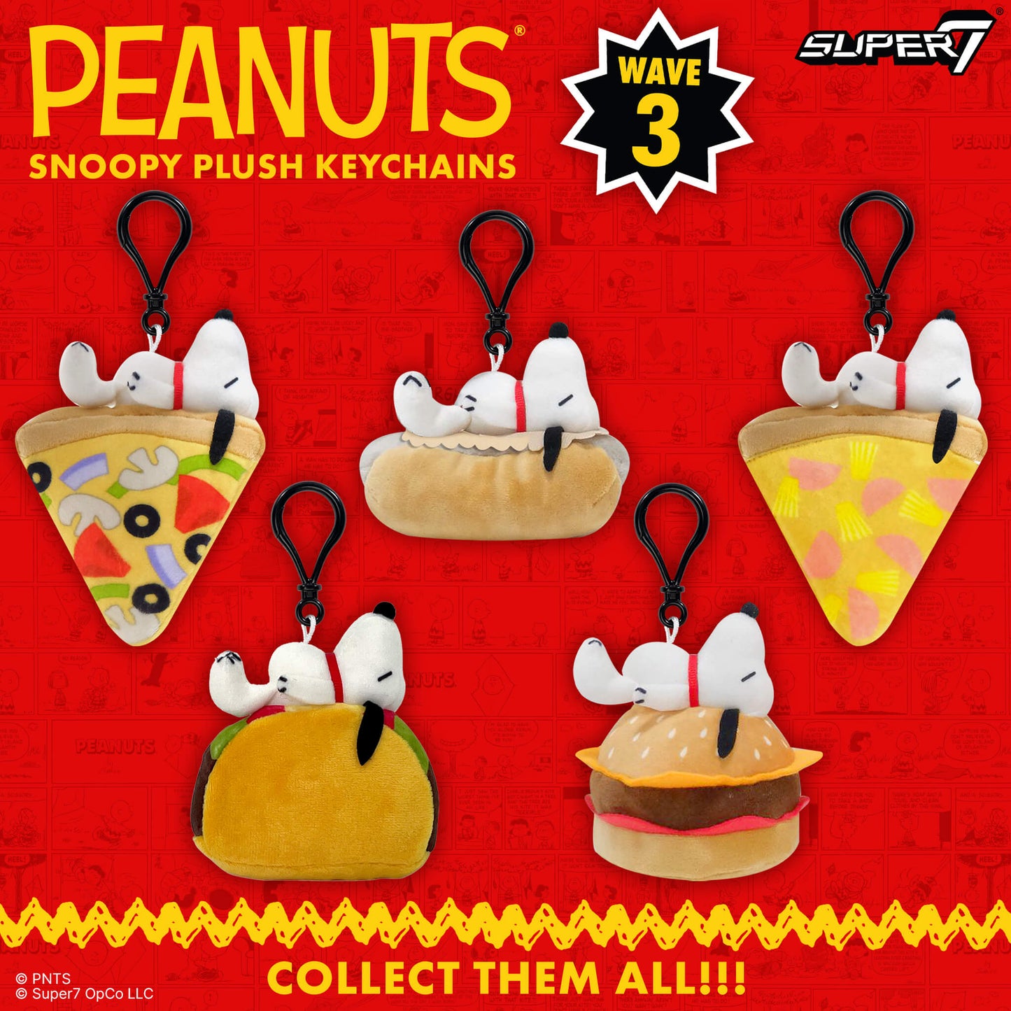 Peanuts x Super7 Food Wave 03 Individual Plush Blind Box