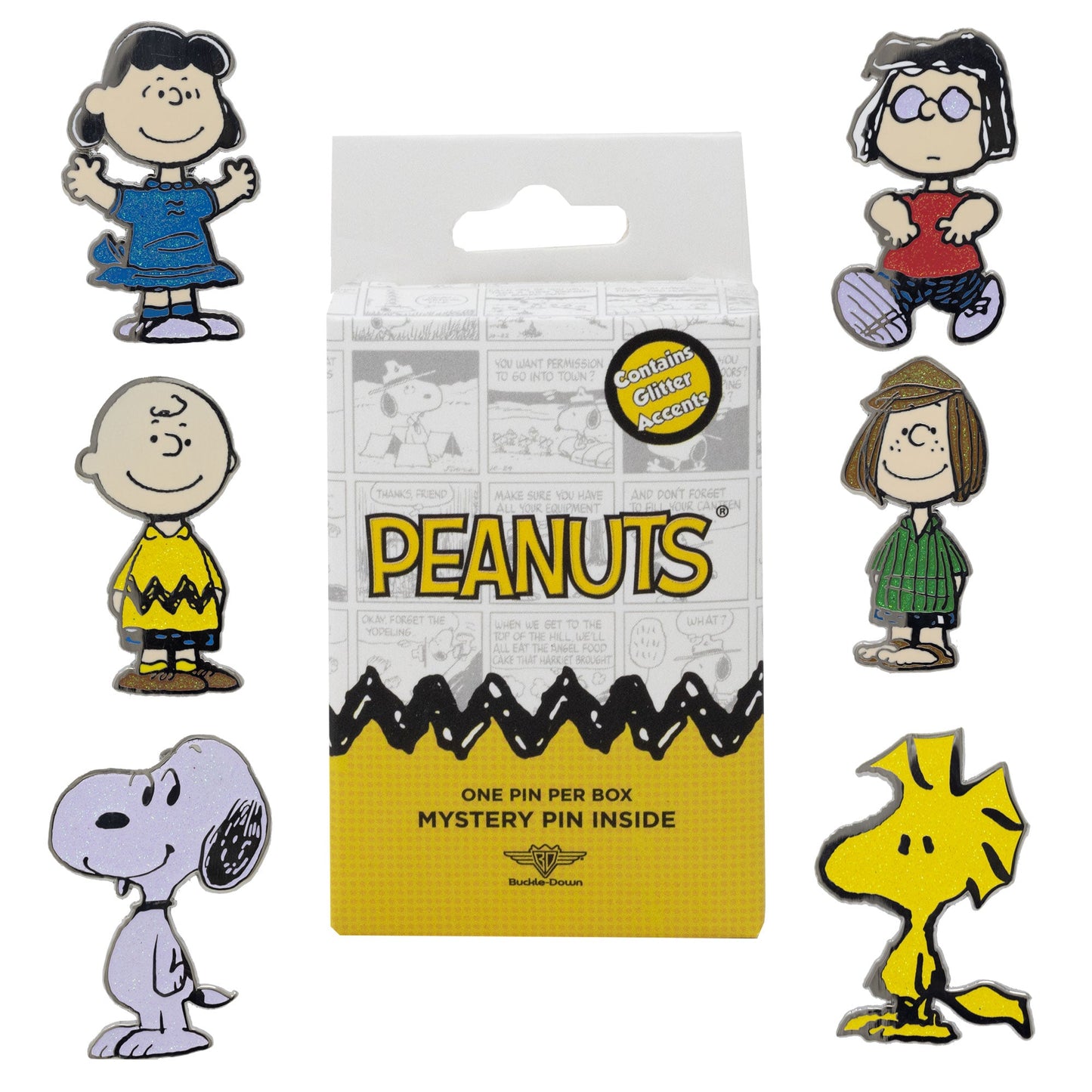 Peanuts Mystery Enamel Pin Blind Box - Collect All 6 | The Peanuts Store
