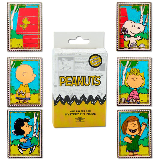 Peanuts Post Stamp Mystery Enamel Pin Blind Box Series-1