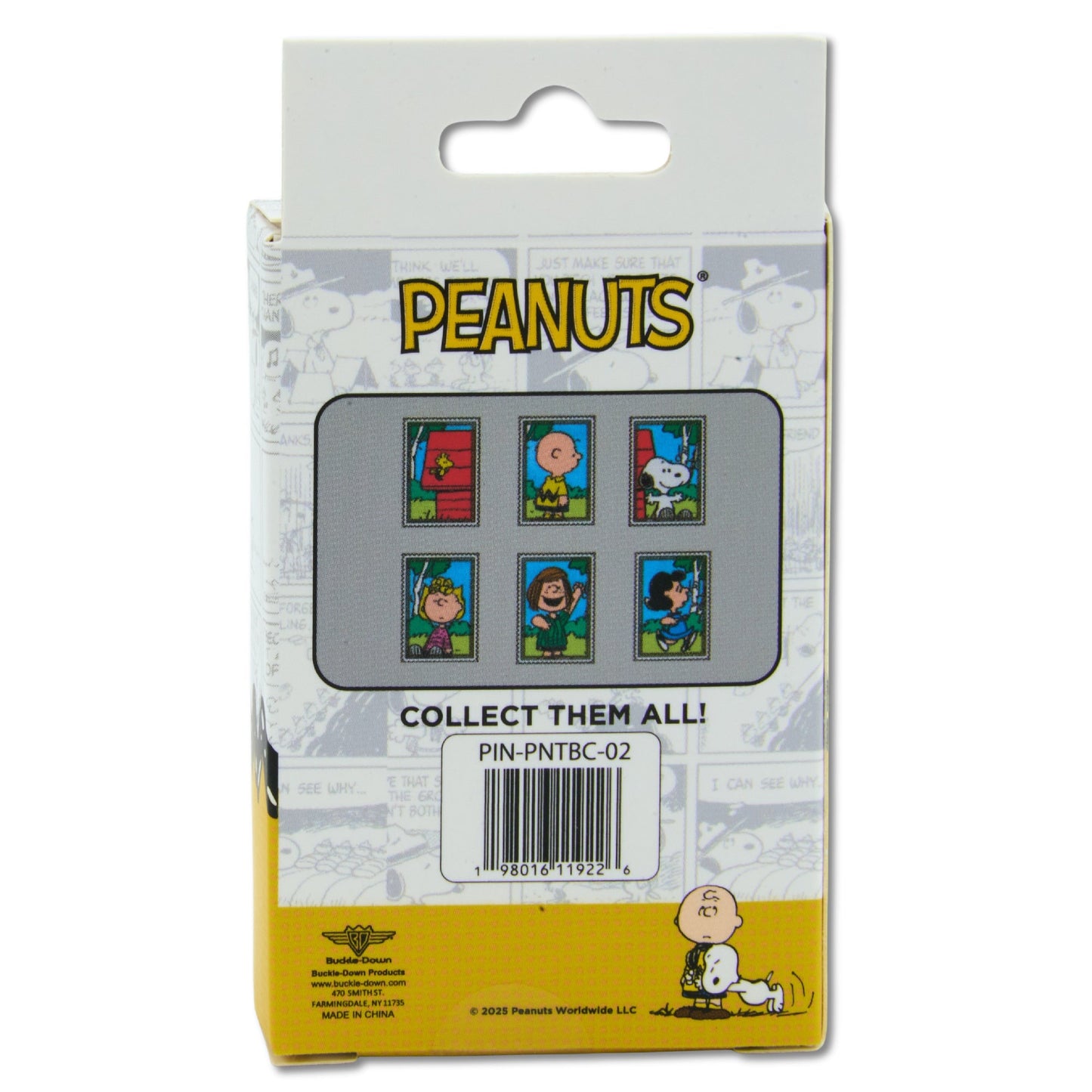 Peanuts Post Stamp Mystery Enamel Pin Blind Box Series