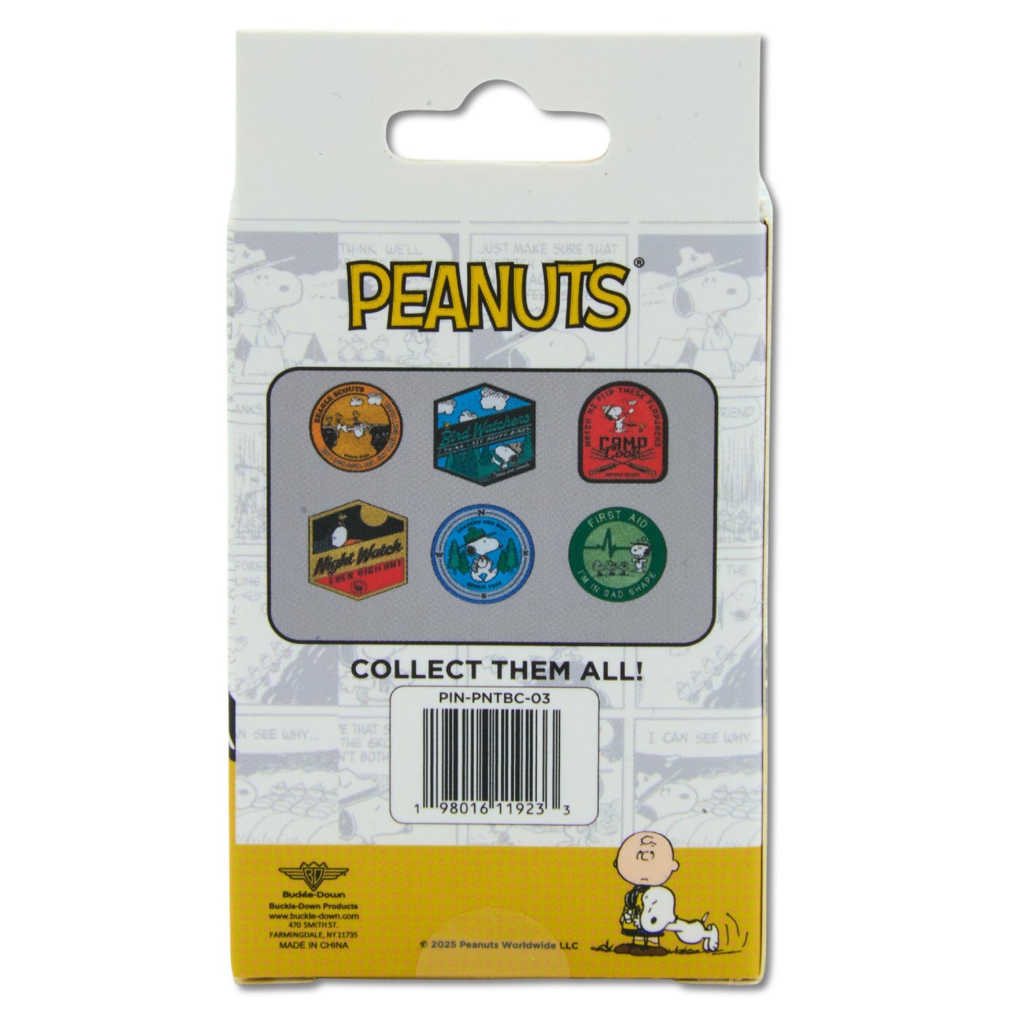 Peanuts Beagle Scouts Badge Mystery Enamel Pin Blind Box Series