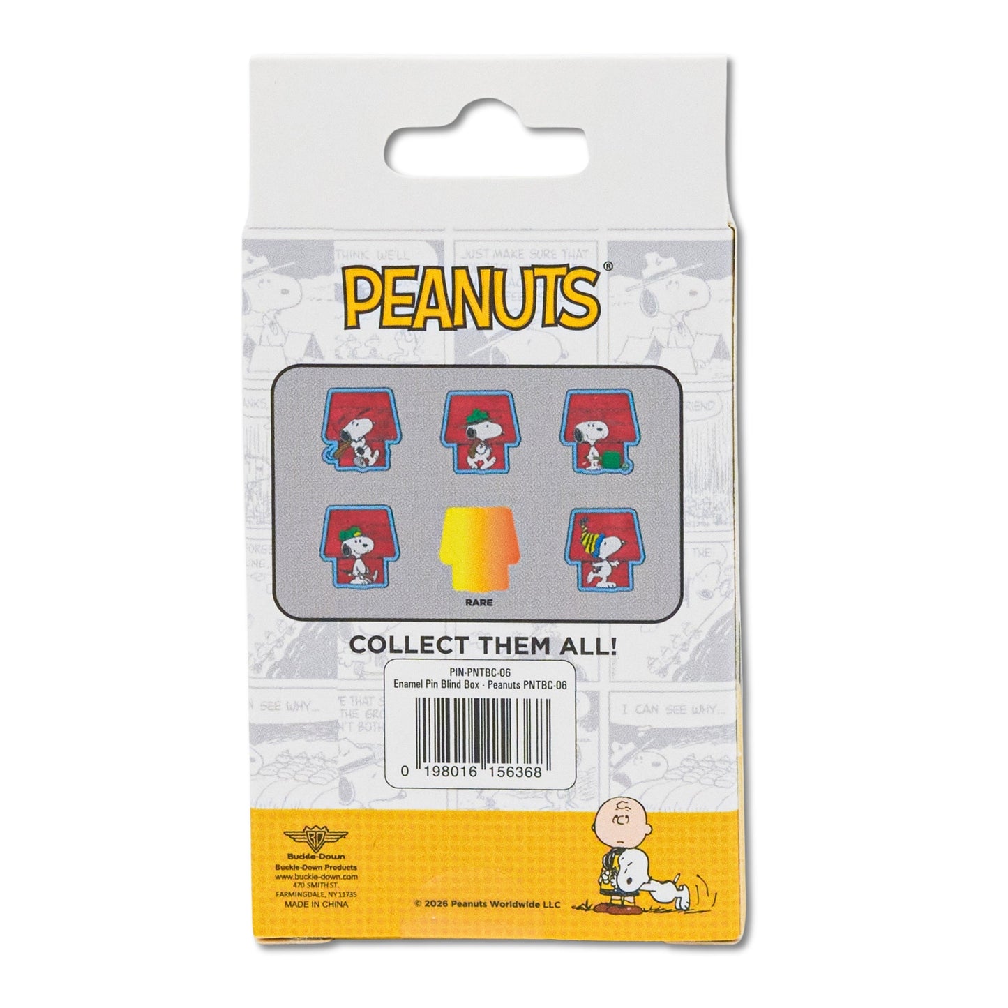 Snoopy Beagle Scout hard enamel pin with blue glitter highlights