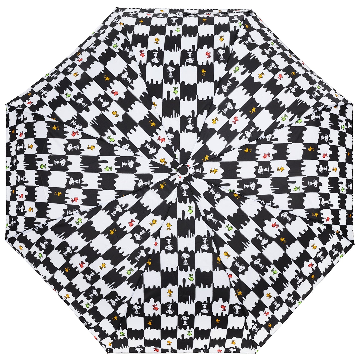Peanuts Umbrella Snoopy & Woodstock Checkerboard
