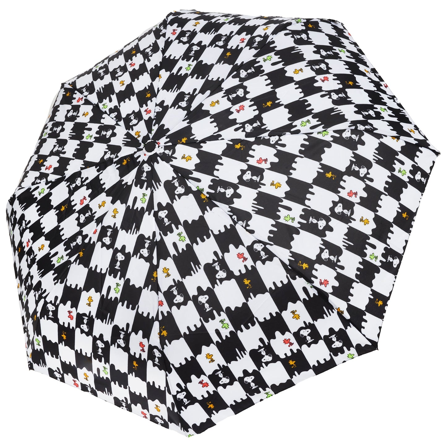 Peanuts Umbrella Snoopy & Woodstock Checkerboard
