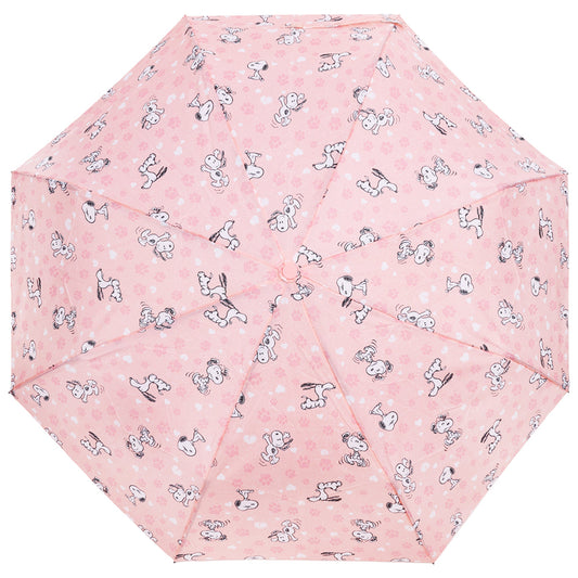 Peanuts Snoopy All-Over Print Automatic Umbrella – Pink-2